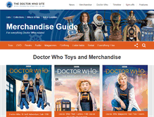 Tablet Screenshot of merchandise.thedoctorwhosite.co.uk